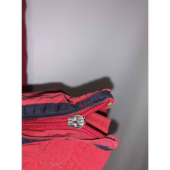 Abercrombie & Fitch Mens Sweatpants Red VTG Spellout Zipper Sides Size Medium - Picture 7 of 8